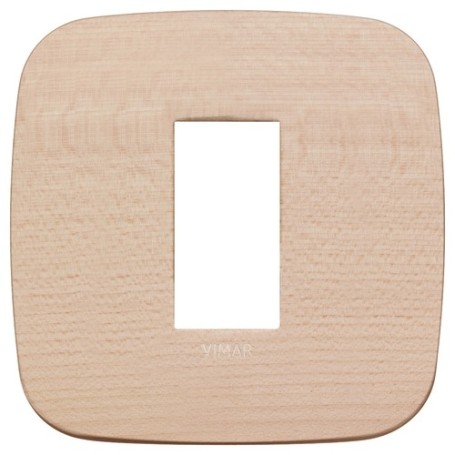 Placca Round 1M acero scatola rotonda Vimar Arkè 19671.53 Placca Round 1M acero scatola rotonda Vimar Arkè 19671.53