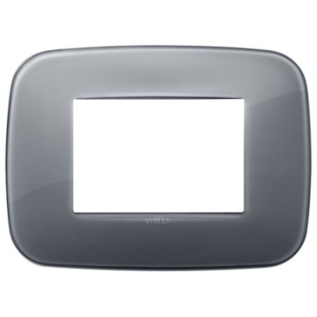Placca Round 3M Reflex grigio fumè Vimar Arkè 19683.61 Placca Round 3M Reflex grigio fumè Vimar Arkè 19683.61