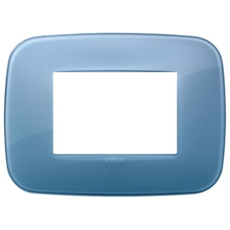 Placca Round 3M Reflex oltremare Vimar Arkè 19683.64 Placca Round 3M Reflex oltremare Vimar Arkè 19683.64
