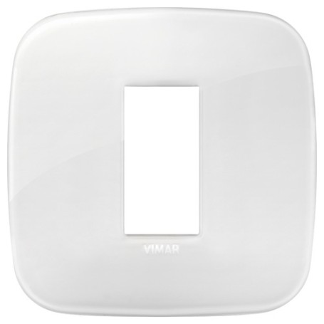 Placca Round 1M Reflex ghiaccio scatola rotonda Vimar Arkè 19671.66 Placca Round 1M Reflex ghiaccio scatola rotonda Vimar Arkè 19671.66