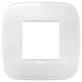 Placca Round 2M Reflex ghiaccio scatola rotonda Vimar Arkè 19672.66