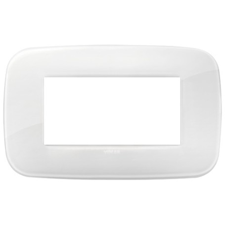 Placca Round 4M Reflex ghiaccio total look Vimar Arkè 19684.B66 Placca Round 4M Reflex ghiaccio total look Vimar Arkè 19684.B66