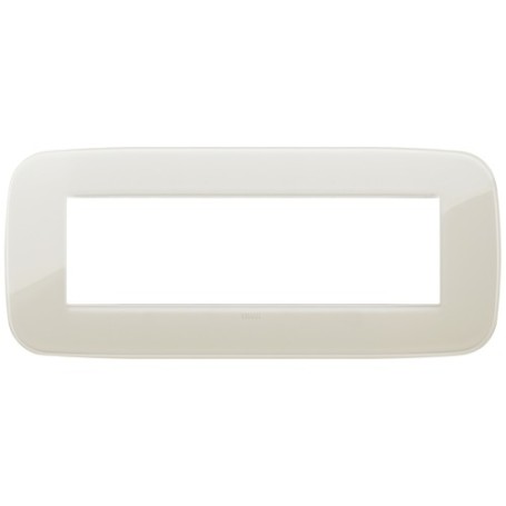 Placca Round 7M Reflex avorio Vimar Arkè 19687.67 Placca Round 7M Reflex avorio Vimar Arkè 19687.67
