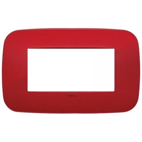 Placca Round 4M rosso Vimar Arkè 19684.85