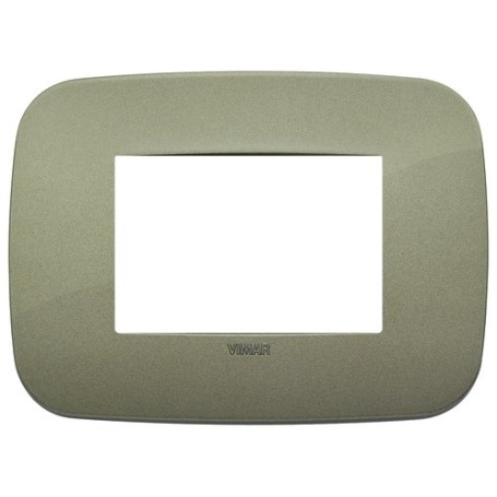 Placca Round 3M verde Vimar Arkè 19683.87 Placca Round 3M verde Vimar Arkè 19683.87
