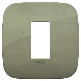 Placca Round 1M verde scatola rotonda Vimar Arkè 19671.87