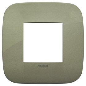 Placca Round 2M verde scatola rotonda Vimar Arkè 19672.87