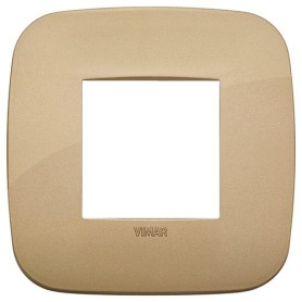 Placca Round 2M oro antico scatola rotonda Vimar Arkè 19672.88