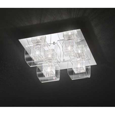 Applique vetro 40cm art.5932 illuminazione moderna contemporanea ideale per salone scala bagno Applique vetro 40cm art.5932 illuminazione moderna contemporanea ideale per salone scala bagno