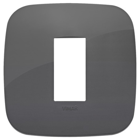 Placca Round 1M grigio scatola rotonda Vimar Arkè 19671.82 Placca Round 1M grigio scatola rotonda Vimar Arkè 19671.82