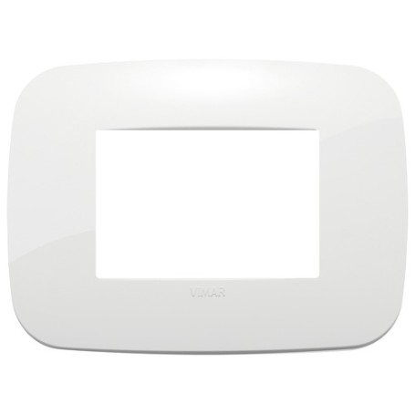 Placca Round 3M bianco Vimar Arkè 19683.84 Placca Round 3M bianco Vimar Arkè 19683.84