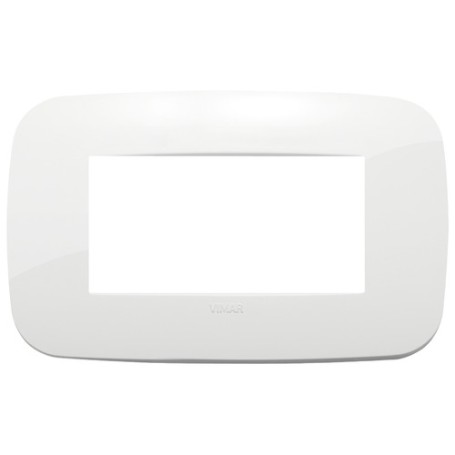 Placca Round 4M bianco Vimar Arkè 19684.84 Placca Round 4M bianco Vimar Arkè 19684.84