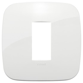 Placca Round 1M bianco scatola rotonda Vimar Arkè 19671.84