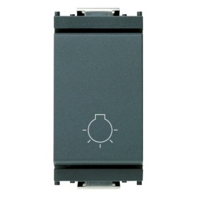 Pulsante 1P NO 10A simbolo luce Vimar 16081 Idea