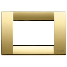Placca Classica 3M oro lucido Vimar Idea 16733.32
