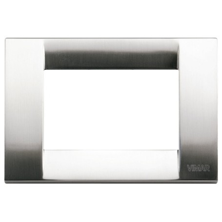 Placca Classica 3M nichel spazzolato Vimar Idea 16733.34