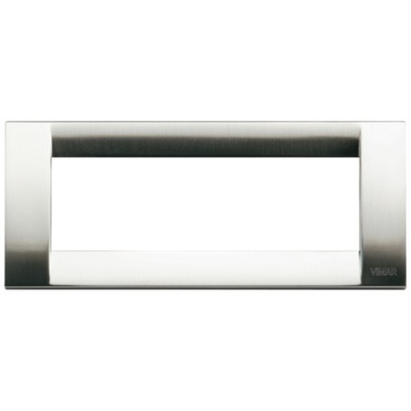 Placca Classica 6M nichel spazzolato Vimar Idea 16736.34