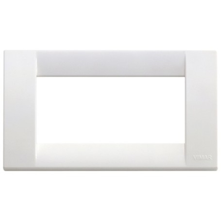 Placca Classica 4M bianco brillante Vimar Idea 16744.01 Placca Classica 4M bianco brillante Vimar Idea 16744.01