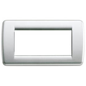Placca Rondò 4M argento metall. Vimar Idea 16754.21