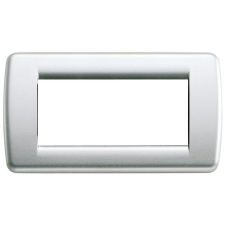 Placca Rondò 4M argento metall. Vimar Idea 16754.21 Placca Rondò 4M argento metall. Vimar Idea 16754.21