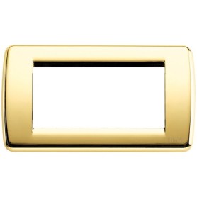 Placca Rondò 4M oro lucido Vimar Idea 16754.32