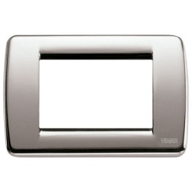 Placca Rondò 3M nichel spazzolato Vimar Idea 16753.34