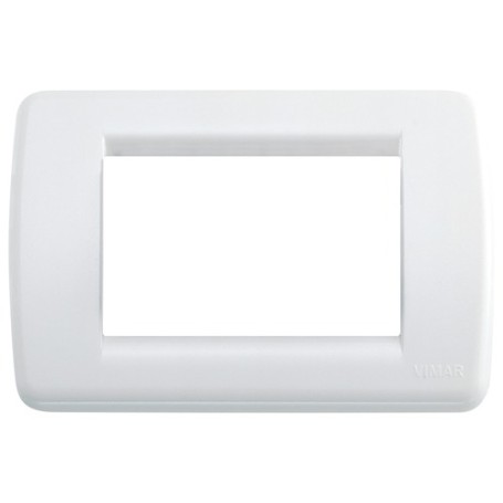 Placca Rondò 3M bianco brillante Vimar Idea 16763.01