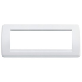 Placca Rondò 6M bianco brillante Vimar Idea 16766.01