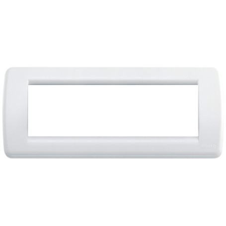 Placca Rondò 6M bianco brillante Vimar Idea 16766.01 Placca Rondò 6M bianco brillante Vimar Idea 16766.01
