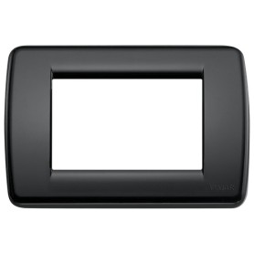 Placca Rondò 3M nero Vimar Idea 16763.16