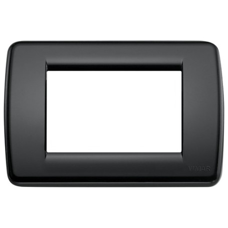 Placca Rondò 3M nero Vimar Idea 16763.16 Placca Rondò 3M nero Vimar Idea 16763.16