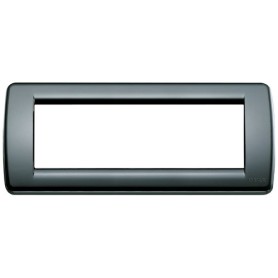 Placca Rondò 6M nero Vimar Idea 16766.16