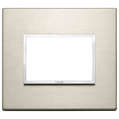 Placca 3M bronzo chiaro Vimar Eikon Evo 21653.04 Placca 3M bronzo chiaro Vimar Eikon Evo 21653.04