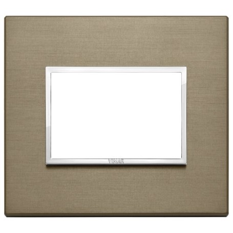 Placca 3M bronzo scuro Vimar Eikon Evo 21653.05 Placca 3M bronzo scuro Vimar Eikon Evo 21653.05