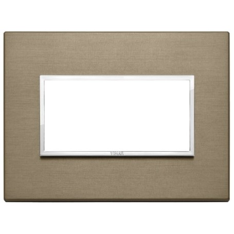Placca 4M bronzo scuro Vimar Eikon Evo 21654.05 Placca 4M bronzo scuro Vimar Eikon Evo 21654.05