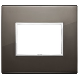 Placca 3M nero zaffiro Vimar Eikon Evo 21653.06