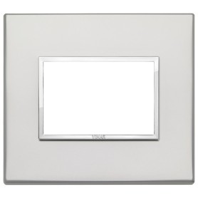 Placca 3M argento Vimar Eikon Evo 21653.07.01