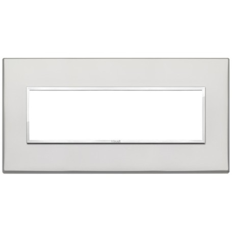 Placca 7M argento Vimar Eikon Evo 21657.07.01 Placca 7M argento Vimar Eikon Evo 21657.07.01