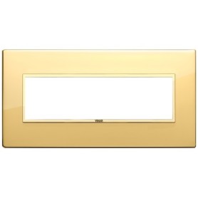 Placca 7M oro totale lucido Vimar Eikon Evo 21657.G09