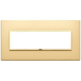 Placca 7M oro totale satinato Vimar Eikon Evo 21657.G10
