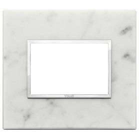Placca 3M bianco di Carrara Vimar Eikon Evo 21653.51