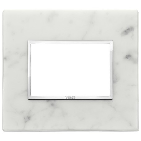 Placca 3M bianco di Carrara Vimar Eikon Evo 21653.51 Placca 3M bianco di Carrara Vimar Eikon Evo 21653.51