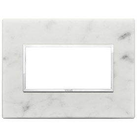 Placca 4M bianco di Carrara Vimar Eikon Evo 21654.51