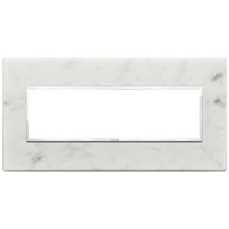 Placca 7M bianco di Carrara Vimar Eikon Evo 21657.51 Placca 7M bianco di Carrara Vimar Eikon Evo 21657.51