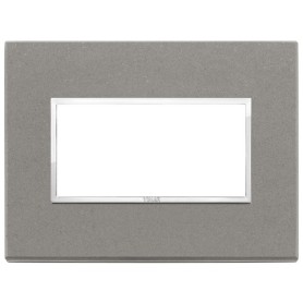 Placca 4M quarzite grigia Vimar Eikon Evo 21654.53
