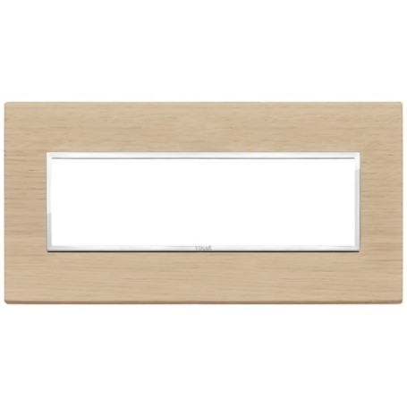 Placca 7M rovere sbiancato Vimar Eikon Evo 21657.32 Placca 7M rovere sbiancato Vimar Eikon Evo 21657.32