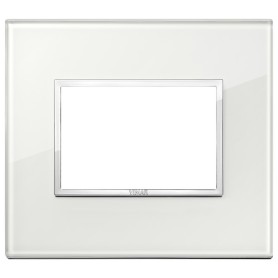 Placca 3M bianco diamante Vimar Eikon Evo 21653.70