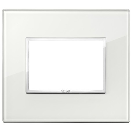 Placca 3M bianco diamante Vimar Eikon Evo 21653.70 Placca 3M bianco diamante Vimar Eikon Evo 21653.70