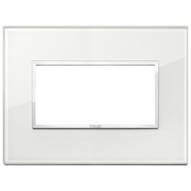 Placca 4M bianco diamante Vimar Eikon Evo 21654.70