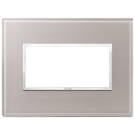 Placca 4M grigio perla Vimar Eikon Evo 21654.73